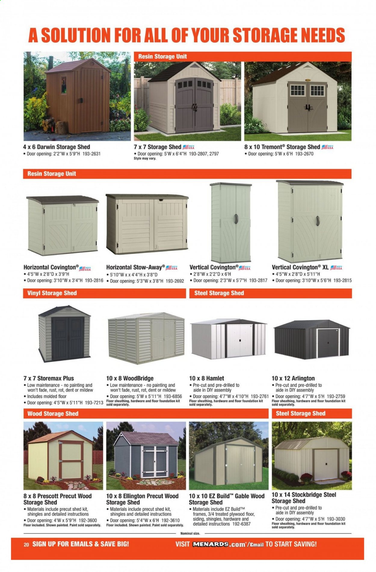 Menards ad - 03/22/2021 - 12/31/2021. Page 20
