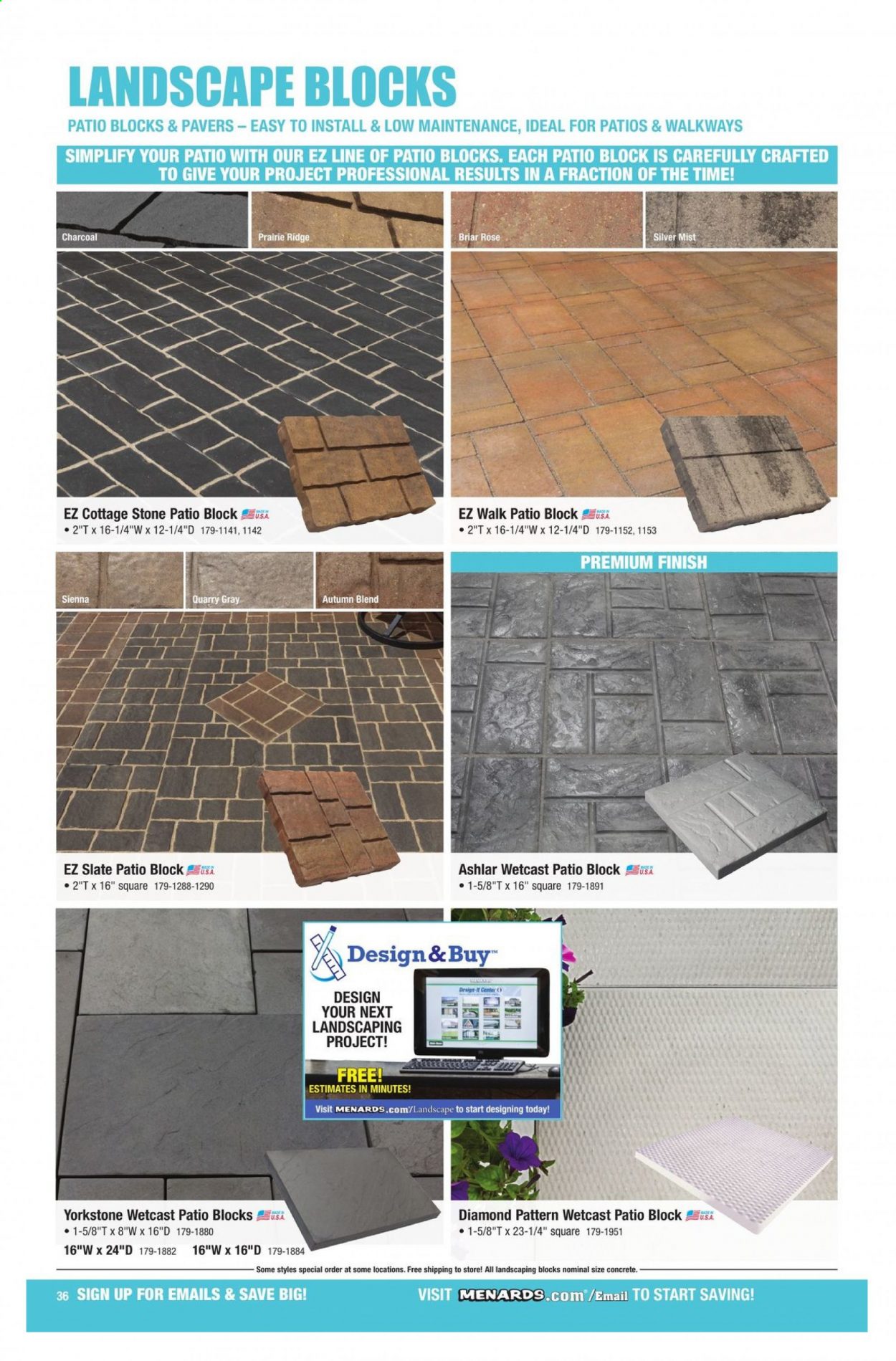 Menards ad - 03/22/2021 - 12/31/2021. Page 36