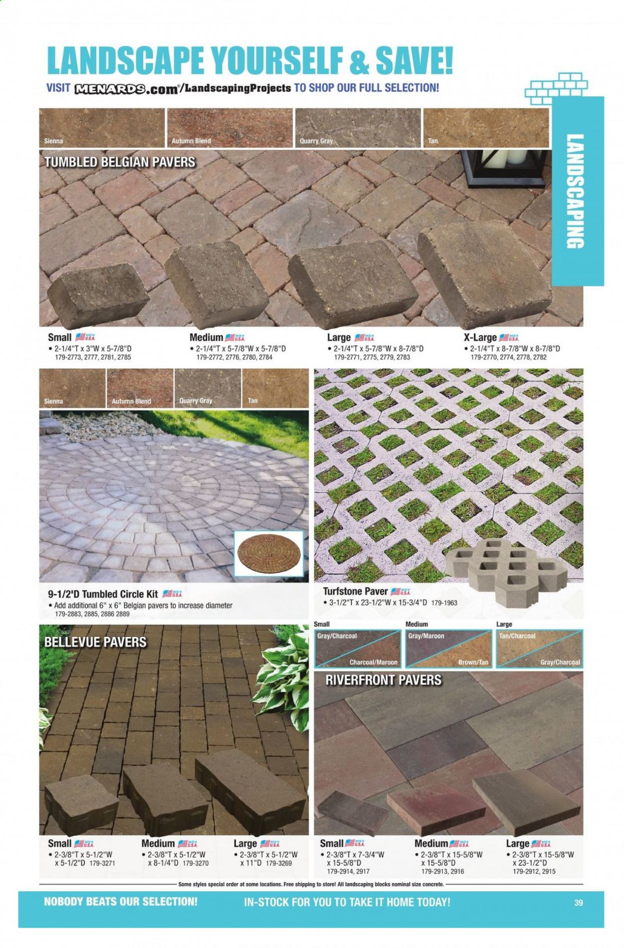 Menards ad - 03/22/2021 - 12/31/2021. Page 39