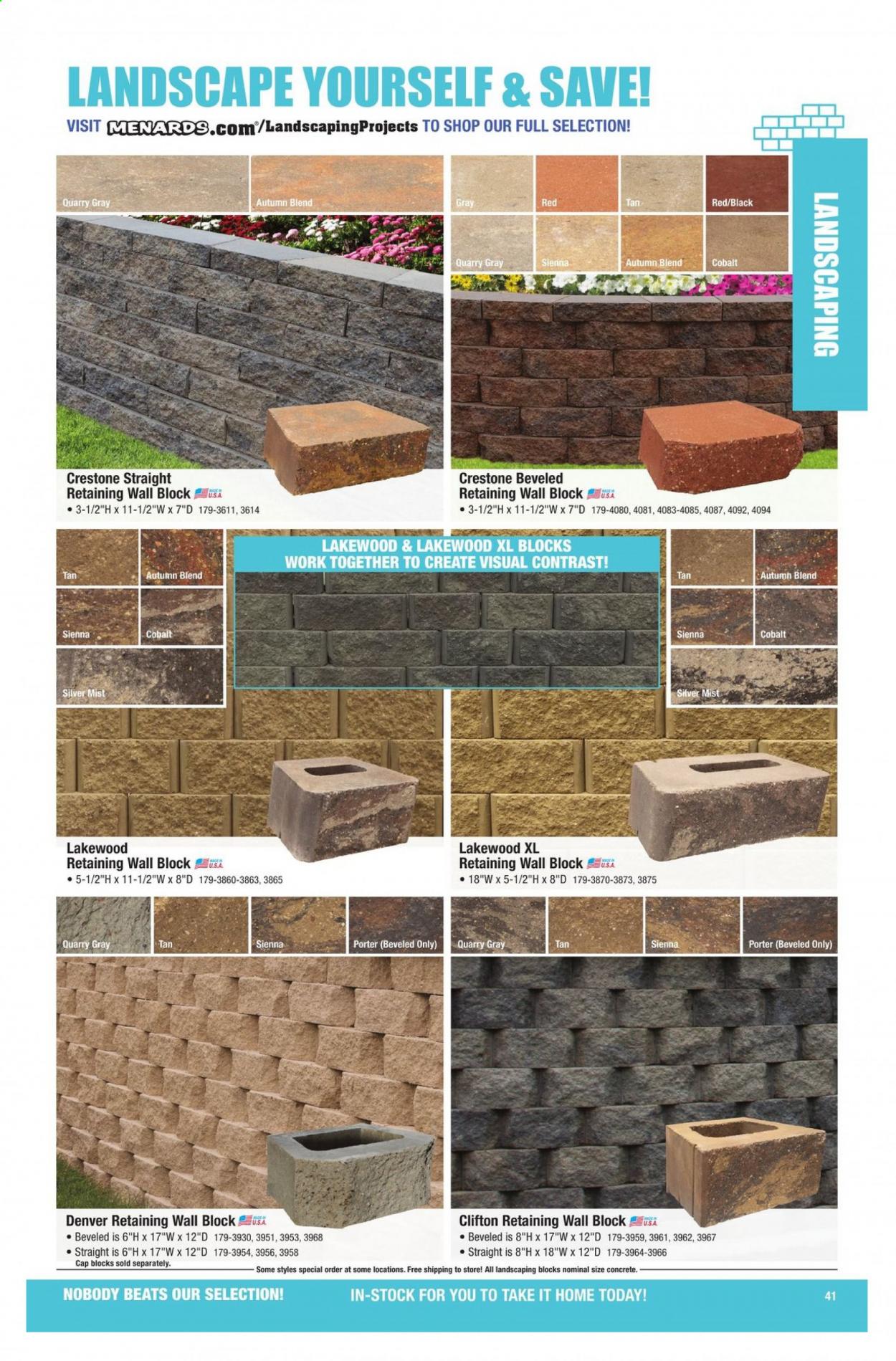 Menards ad - 03/22/2021 - 12/31/2021. Page 41
