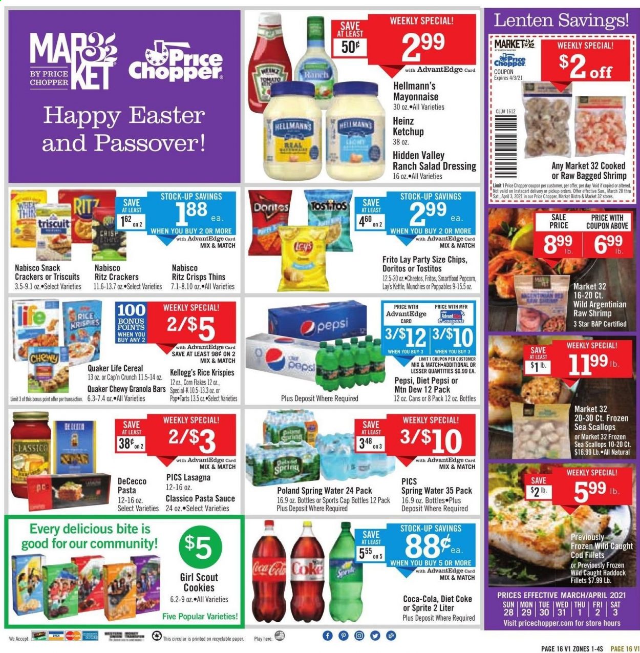 Price Chopper ad - 03/28/2021 - 04/03/2021. Page 1