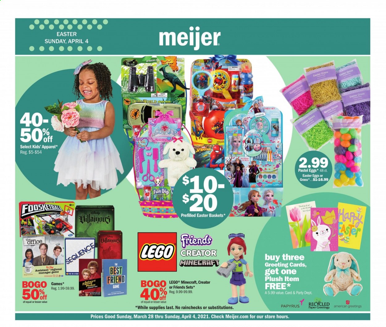 Meijer ad - 03/28/2021 - 04/04/2021. Page 1