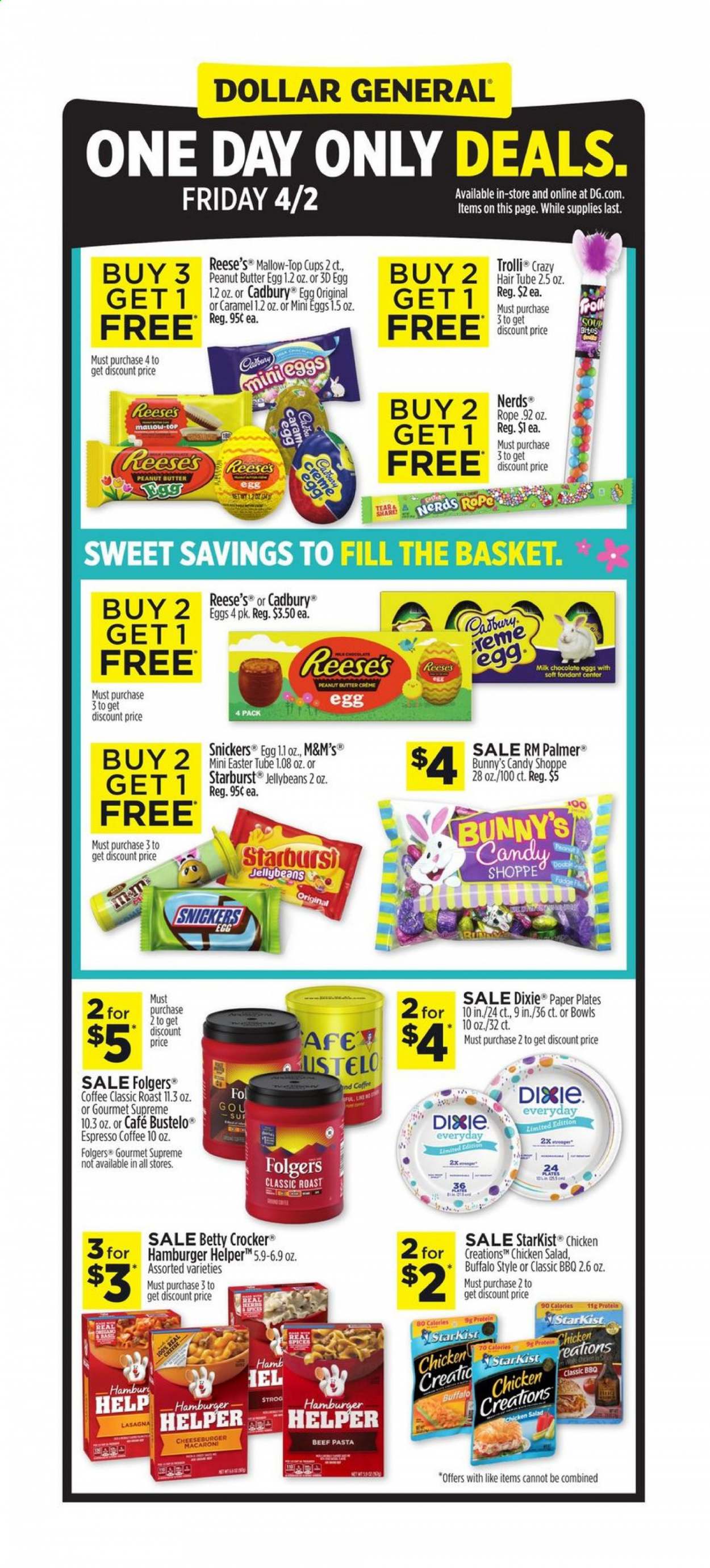 Dollar General ad - 04/02/2021 - 04/02/2021. Page 1