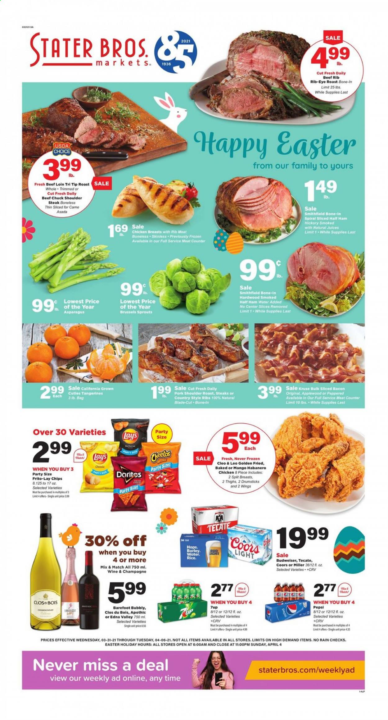 Stater Bros. ad - 03/31/2021 - 04/06/2021. Page 1