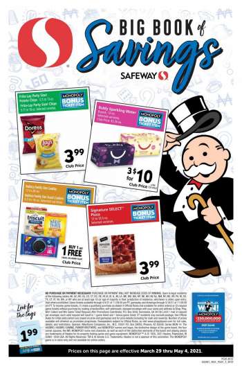 Safeway Flyer - 03.29.2021 - 05.04.2021.