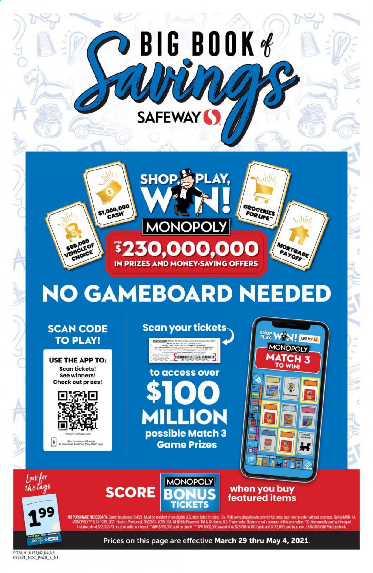 Safeway ad - 03/29/2021 - 05/04/2021. Page 28