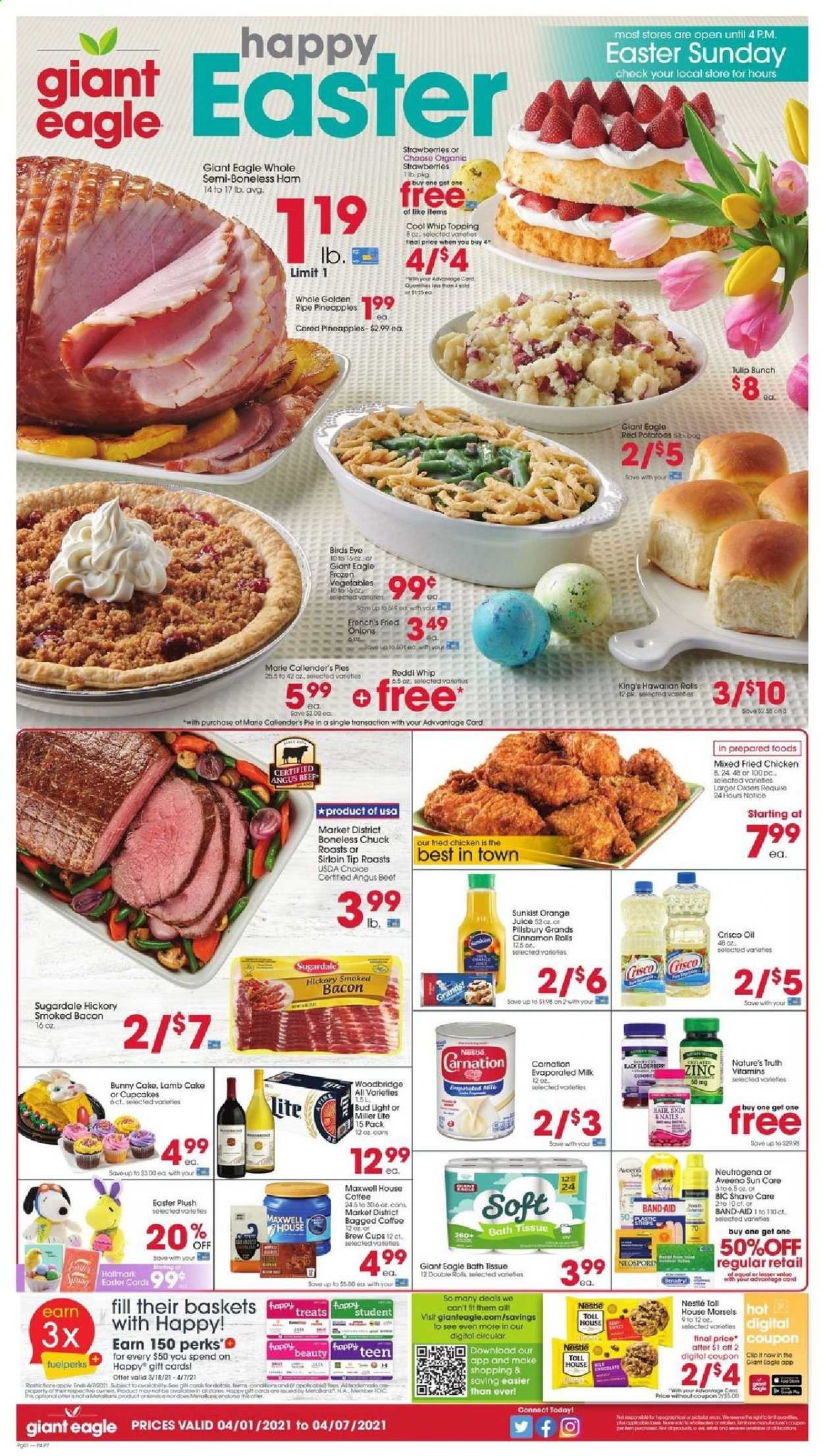 Giant Eagle ad - 04/01/2021 - 04/07/2021. Page 1