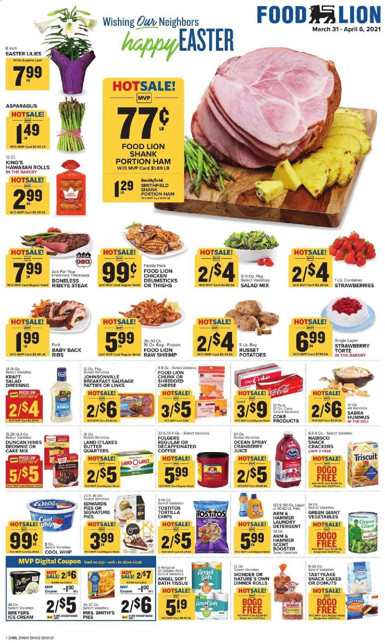 Food Lion ad - 03/31/2021 - 04/06/2021. Page 1