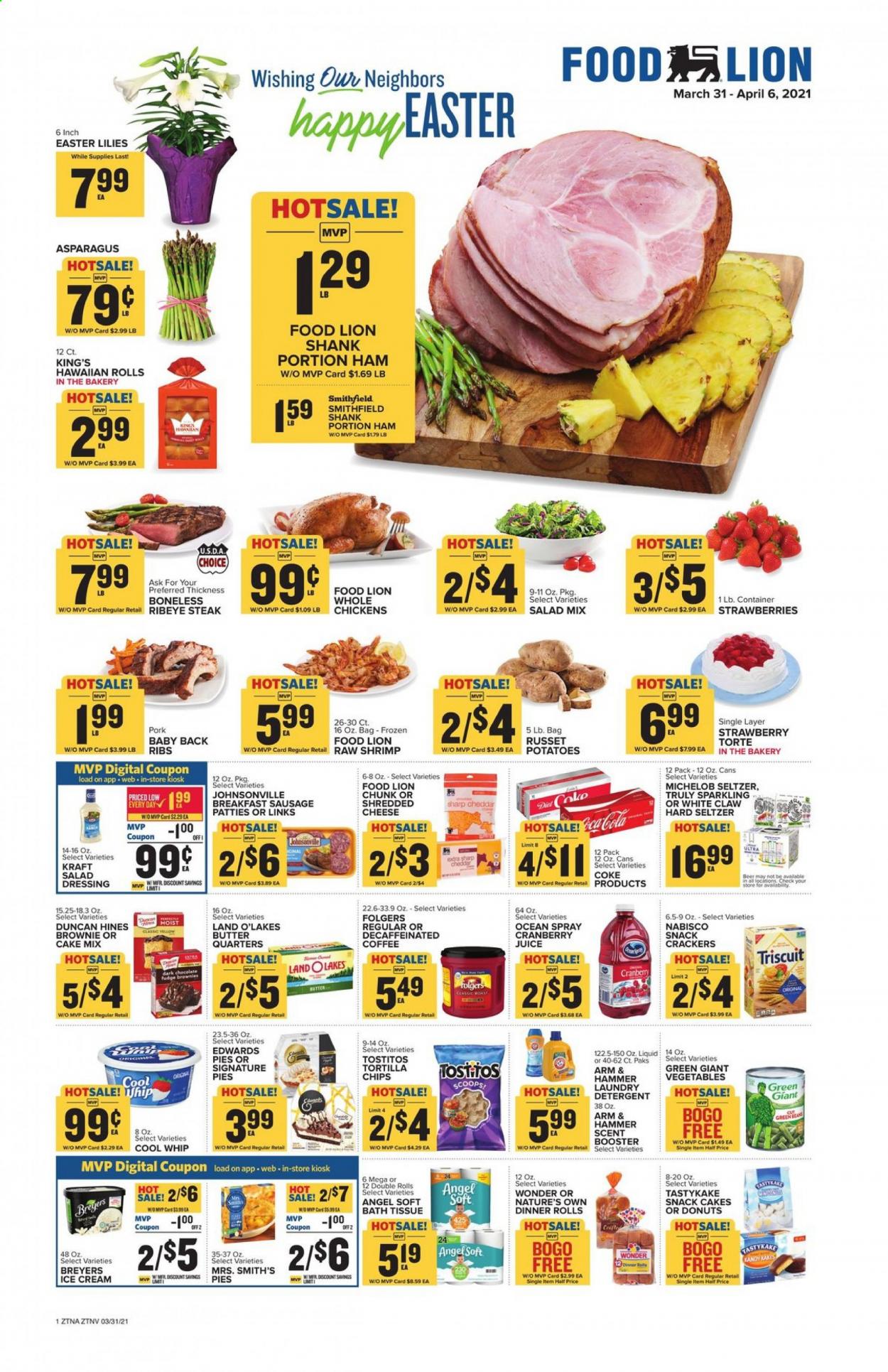 Food Lion ad - 03/31/2021 - 04/06/2021. Page 1