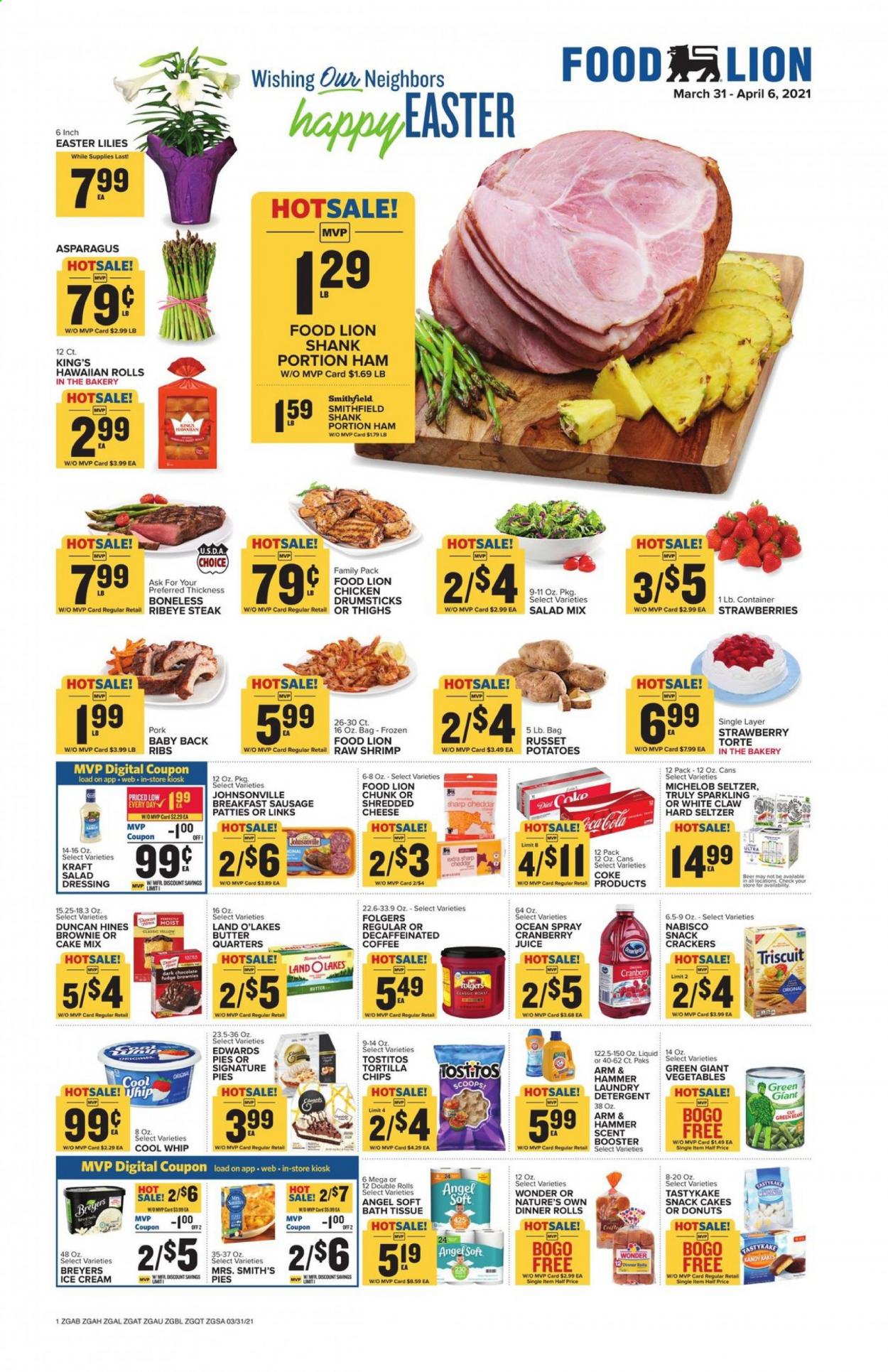 Food Lion ad - 03/31/2021 - 04/06/2021. Page 1