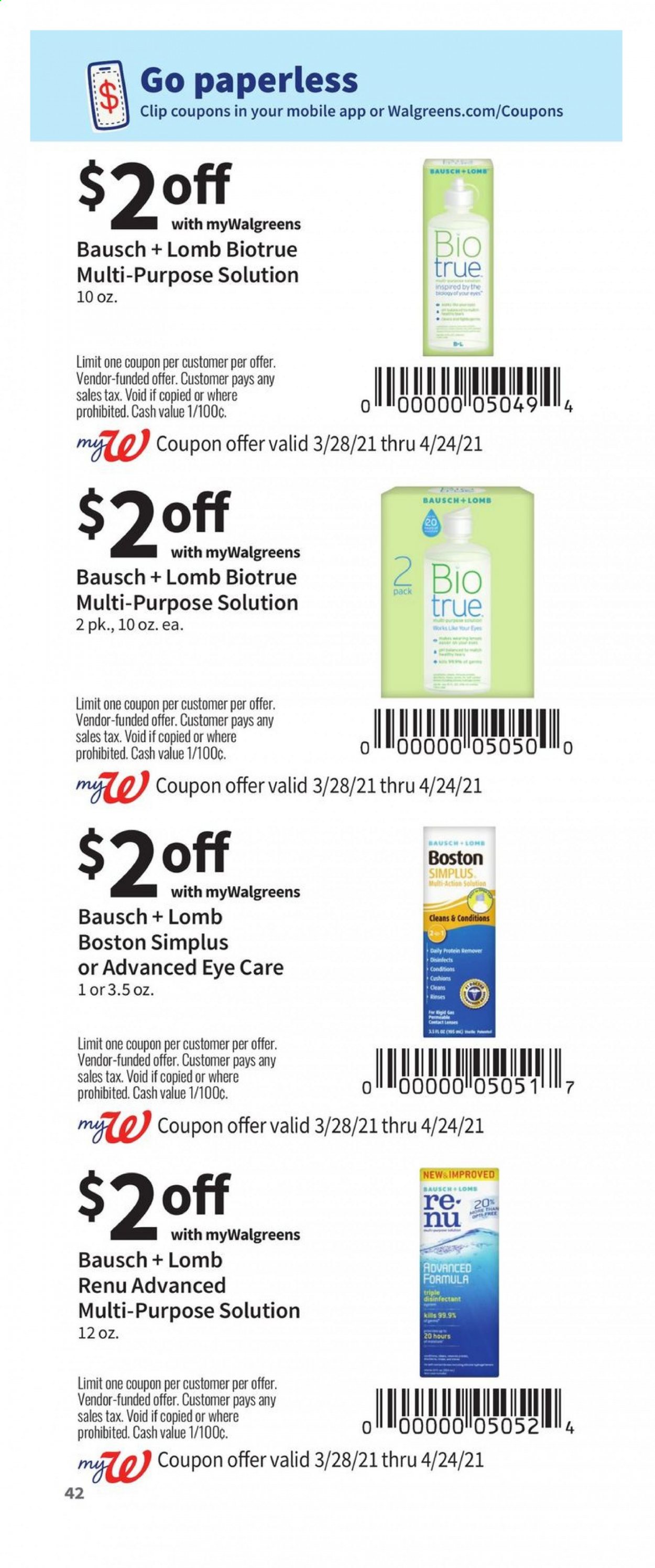 Walgreens ad - 03/28/2021 - 04/24/2021. Page 42