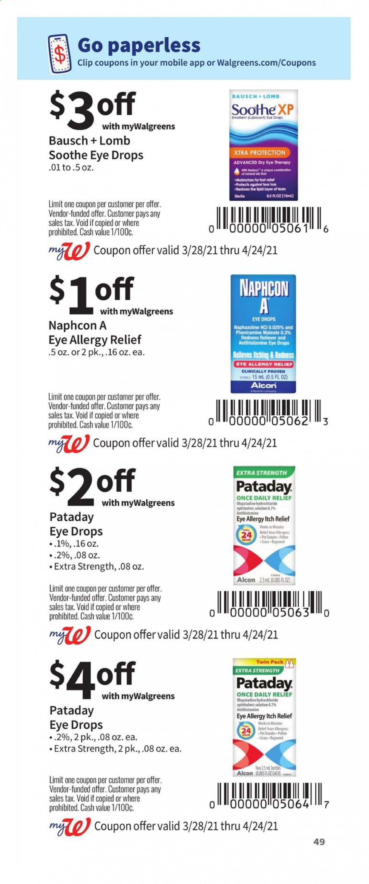 Walgreens ad - 03/28/2021 - 04/24/2021. Page 49