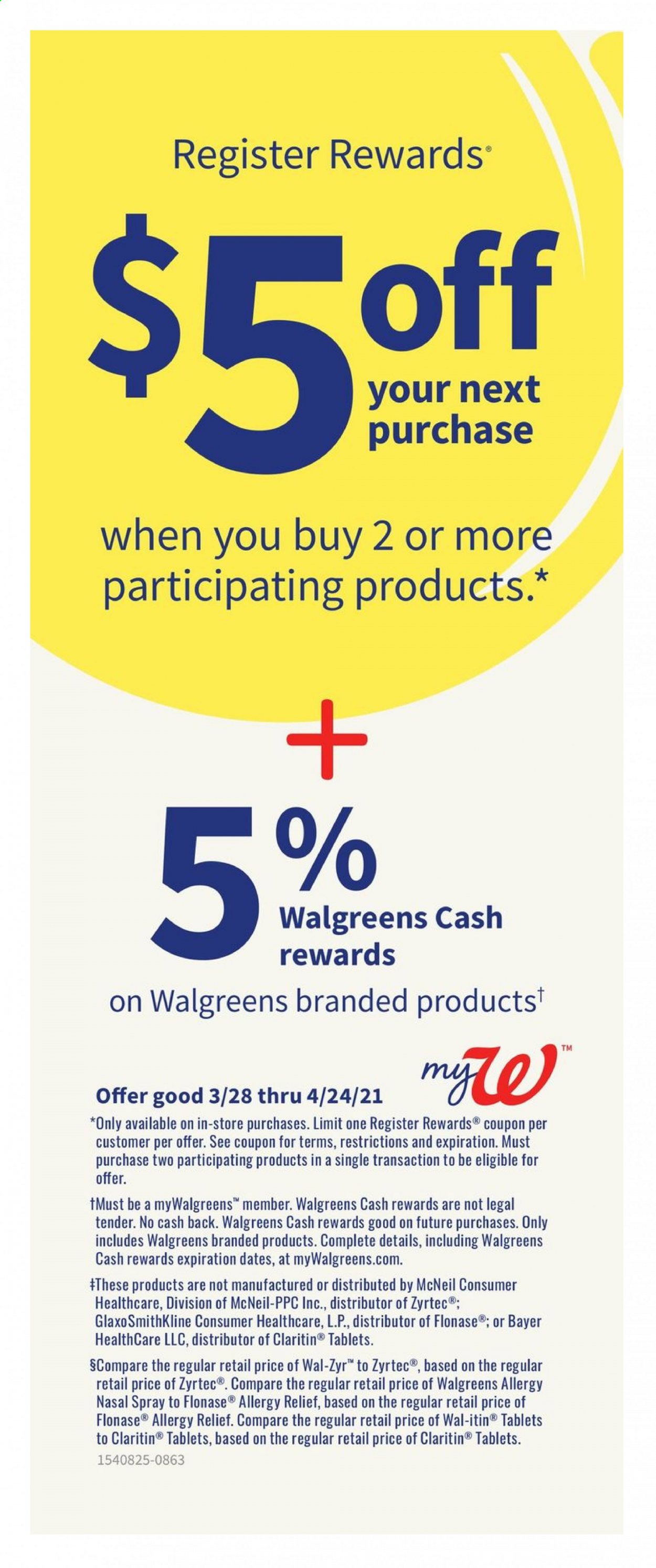 Walgreens ad - 03/28/2021 - 04/24/2021. Page 54