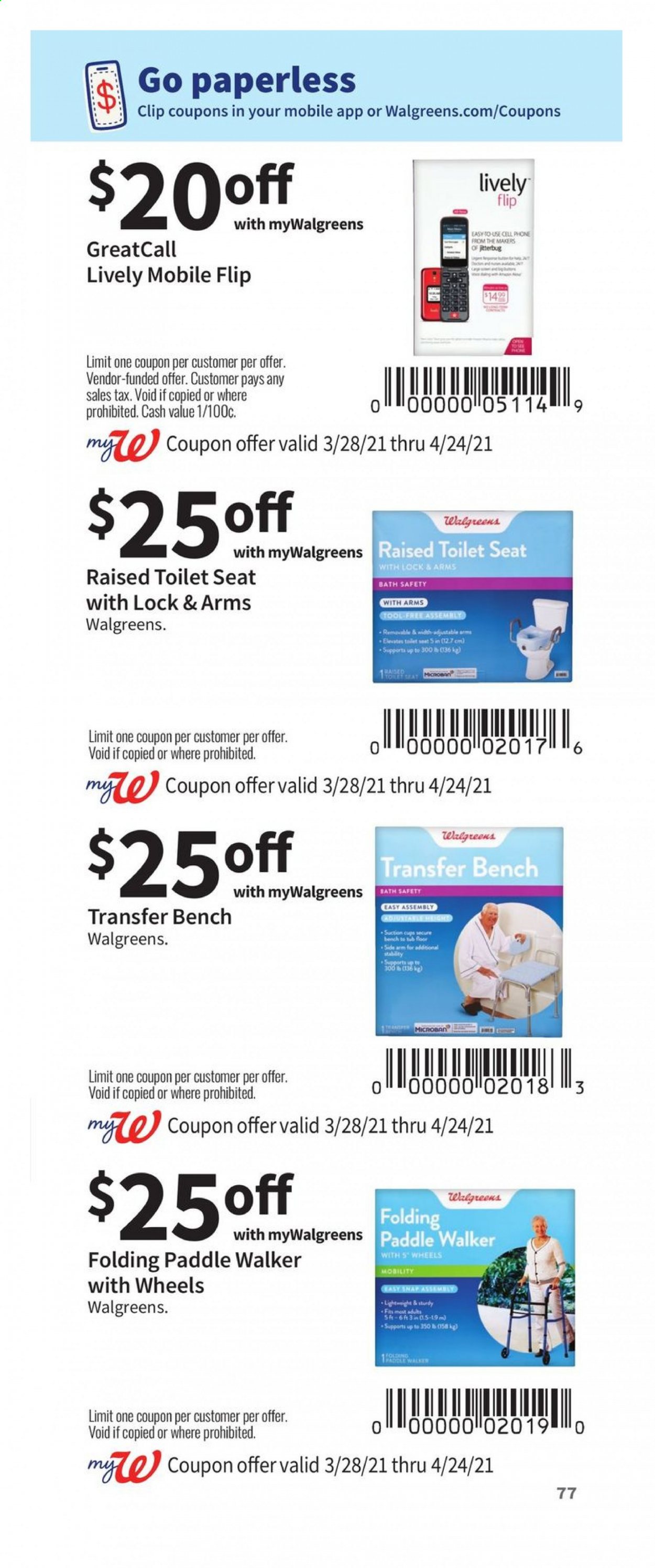 Walgreens ad - 03/28/2021 - 04/24/2021. Page 77