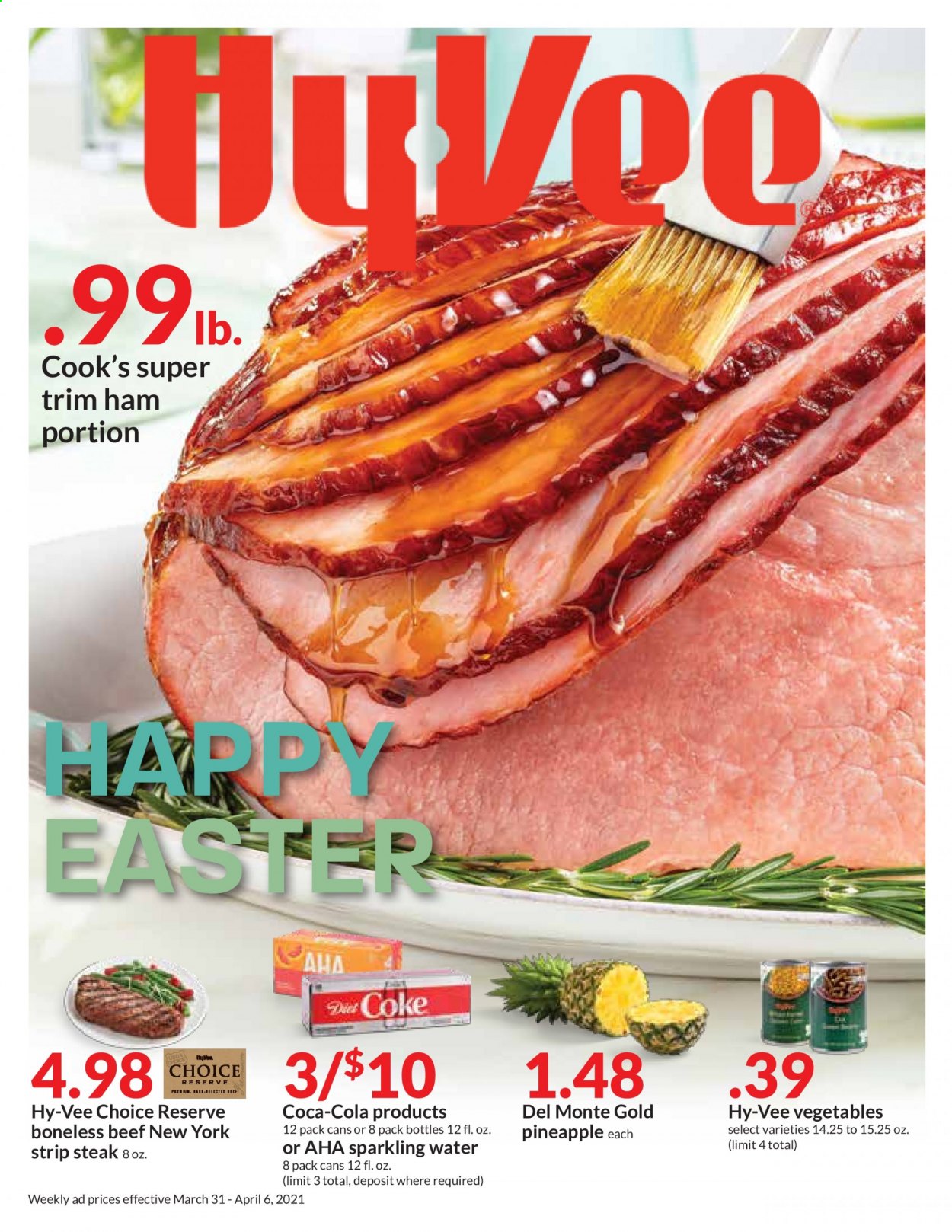 Hy-Vee ad - 03/31/2021 - 04/06/2021. Page 1