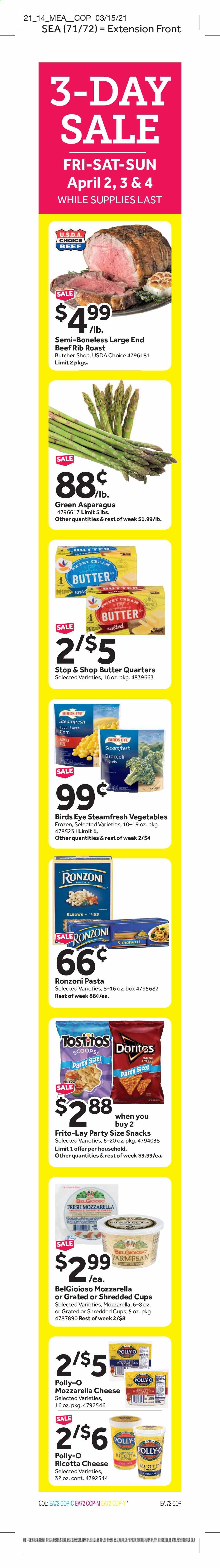 Stop & Shop ad - 04/02/2021 - 04/08/2021. Page 12