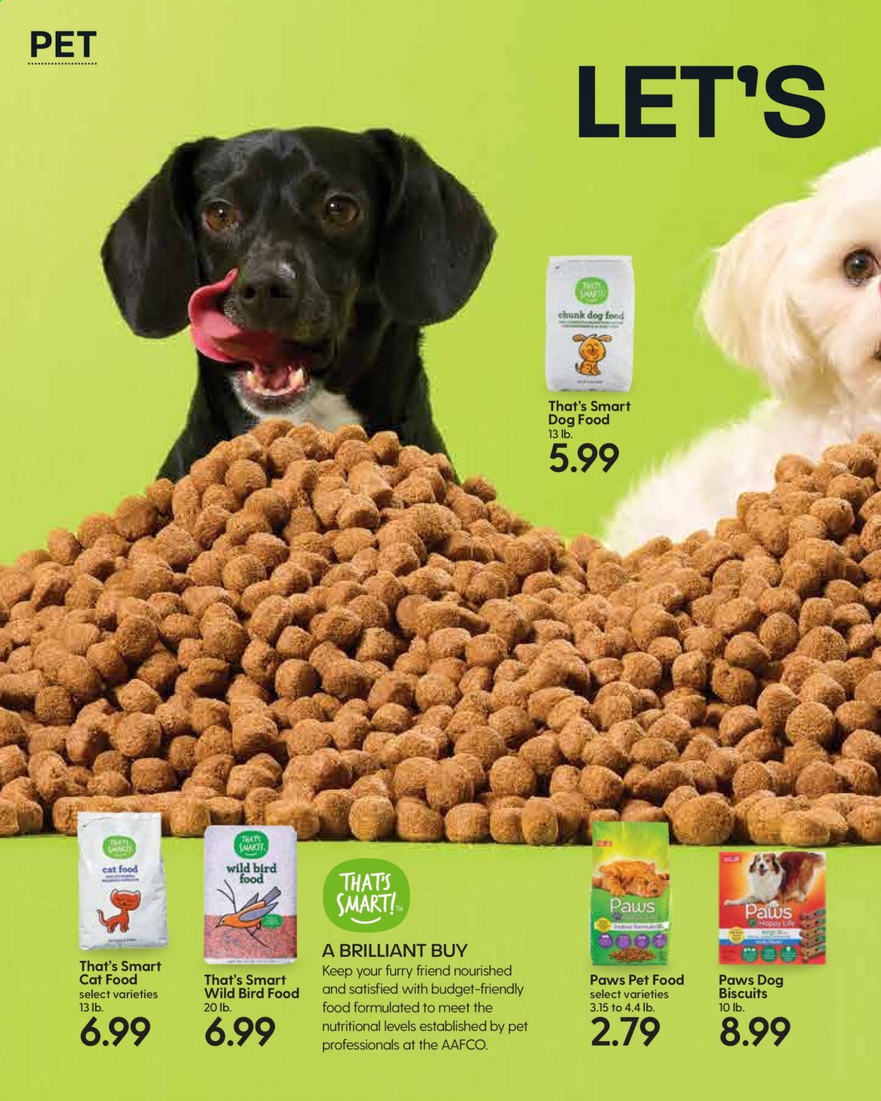 thumbnail - Hy-Vee Flyer - 04/01/2021 - 04/30/2021 - Sales products - birdhouse, Paws, animal food, bird food, cat food, dog food, dog biscuits. Page 62.