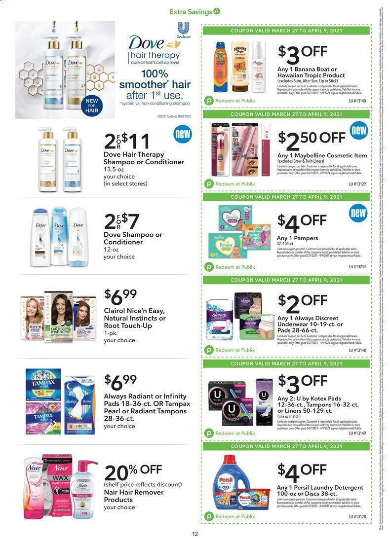 Publix ad - 03/27/2021 - 04/09/2021. Page 12