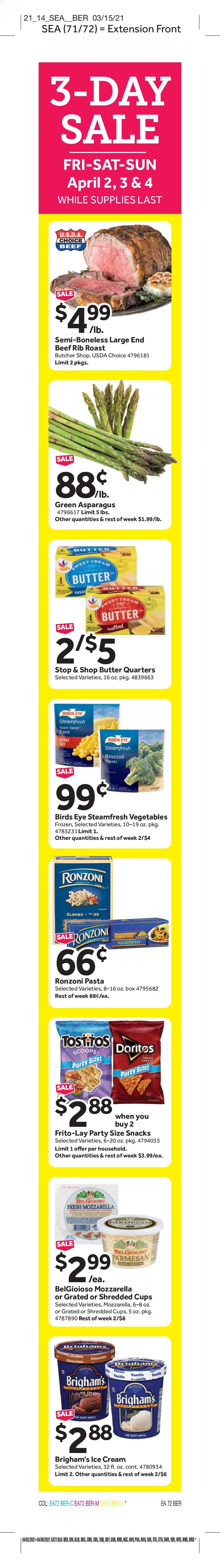 Stop & Shop ad - 04/02/2021 - 04/08/2021. Page 10