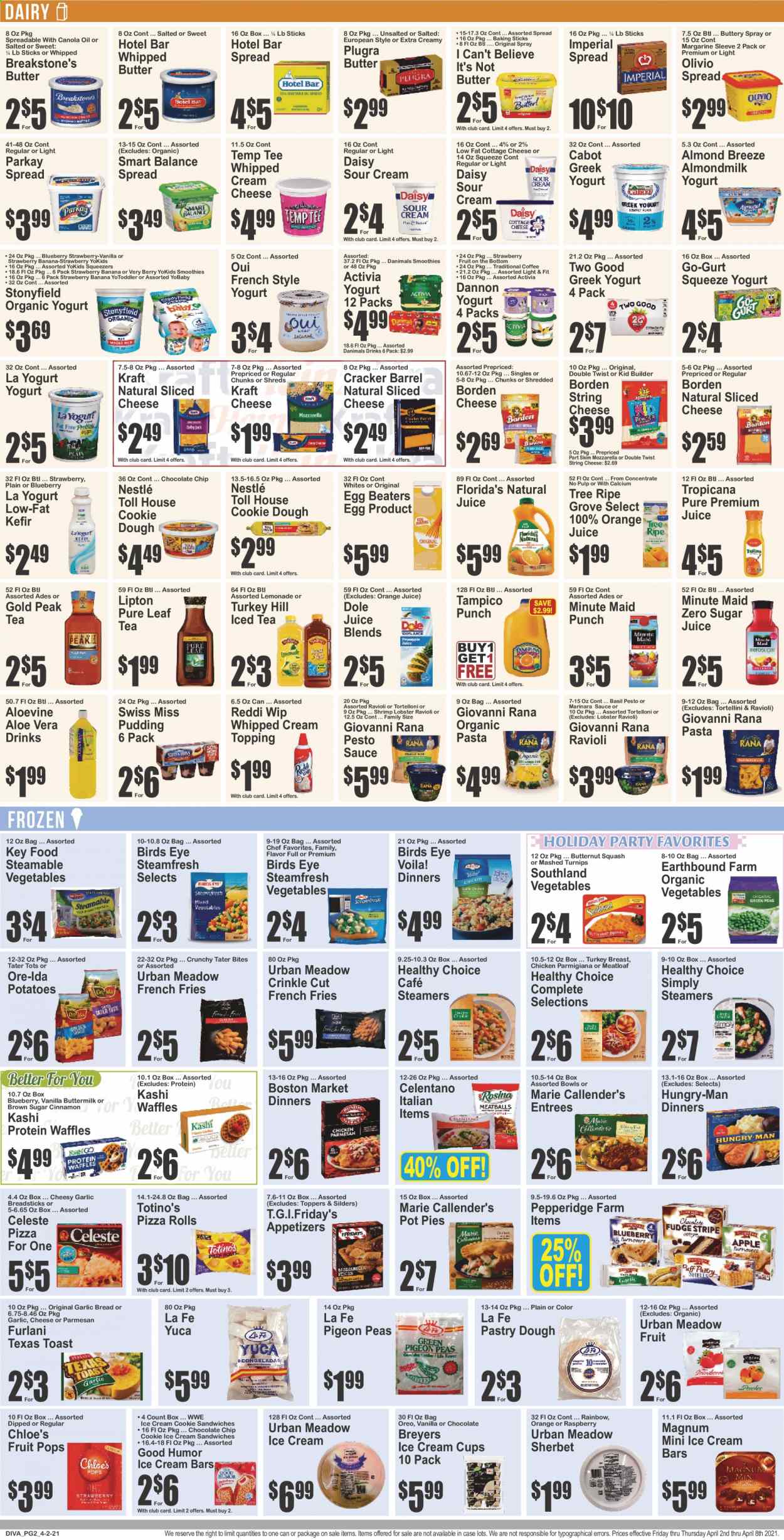 Key Food ad - 04/02/2021 - 04/08/2021. Page 2