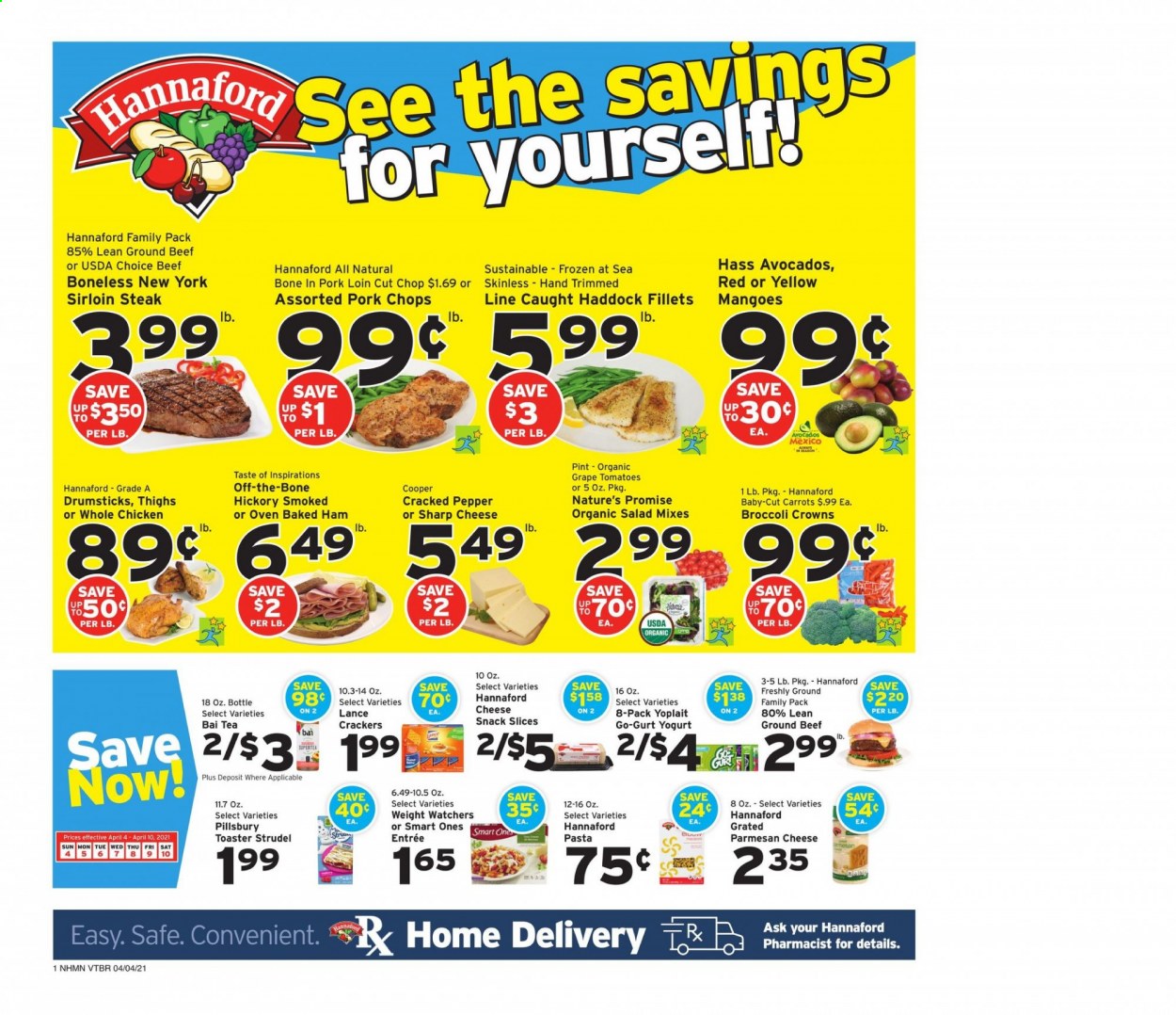 Hannaford ad - 04/04/2021 - 04/10/2021. Page 1