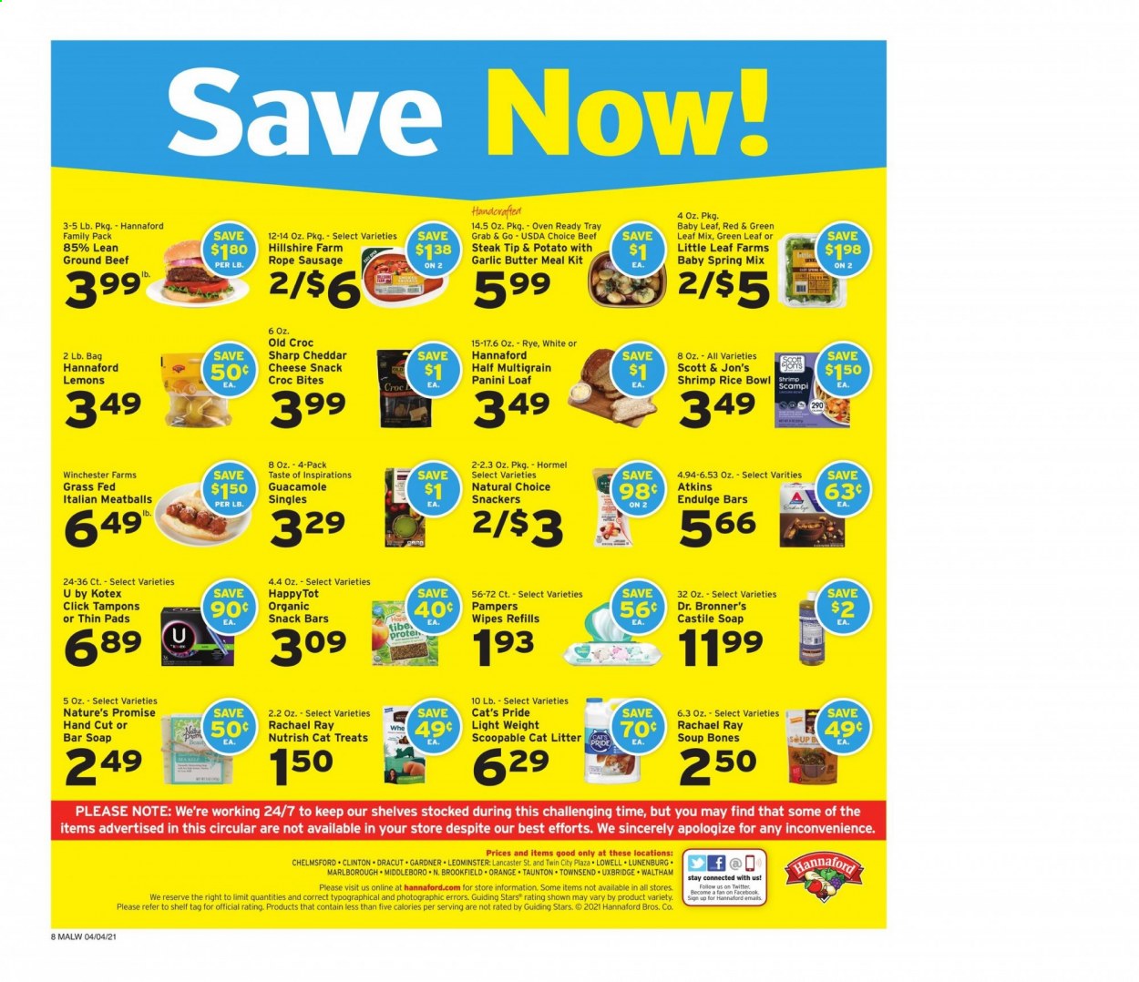 Hannaford ad - 04/04/2021 - 04/10/2021. Page 8