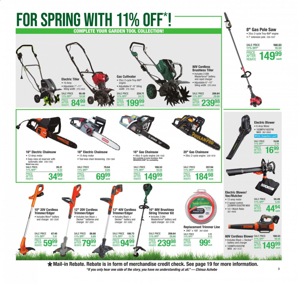 Menards ad - 04/01/2021 - 04/10/2021. Page 3