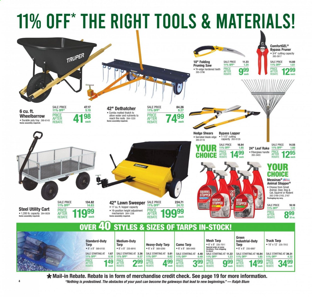 Menards ad - 04/01/2021 - 04/10/2021. Page 4