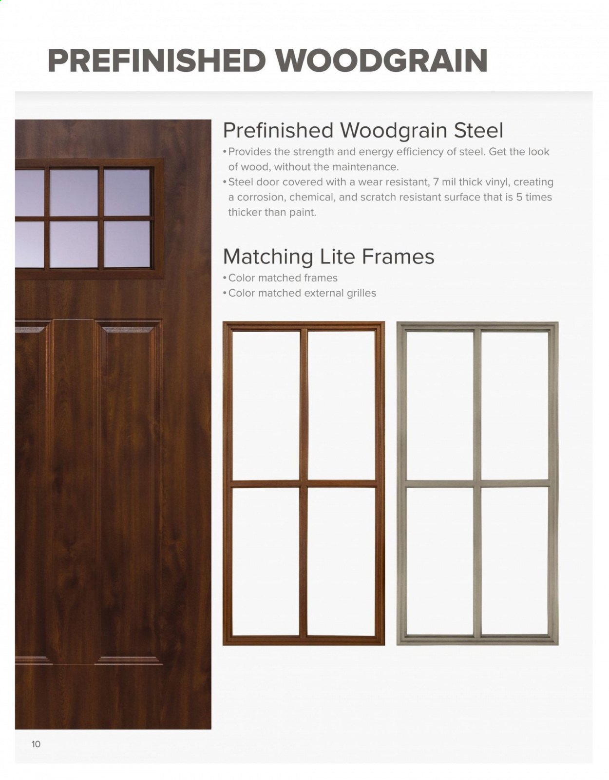 thumbnail - Menards Flyer - 04/01/2021 - 12/31/2021 - Sales products - door, steel door. Page 10.