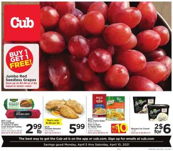 Cub Foods Flyer - 04.05.2021 - 04.10.2021.