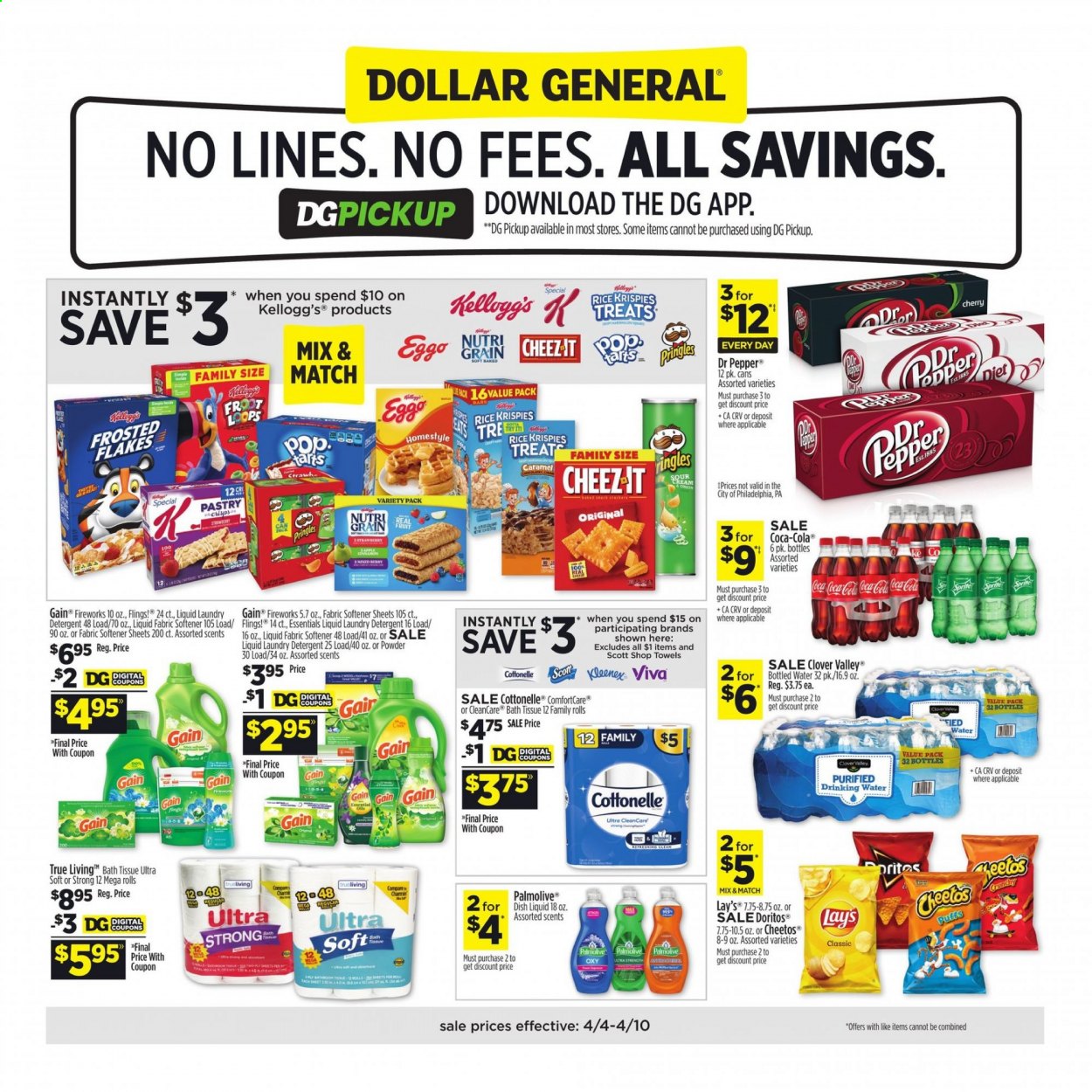Dollar General ad - 04/04/2021 - 04/10/2021. Page 1