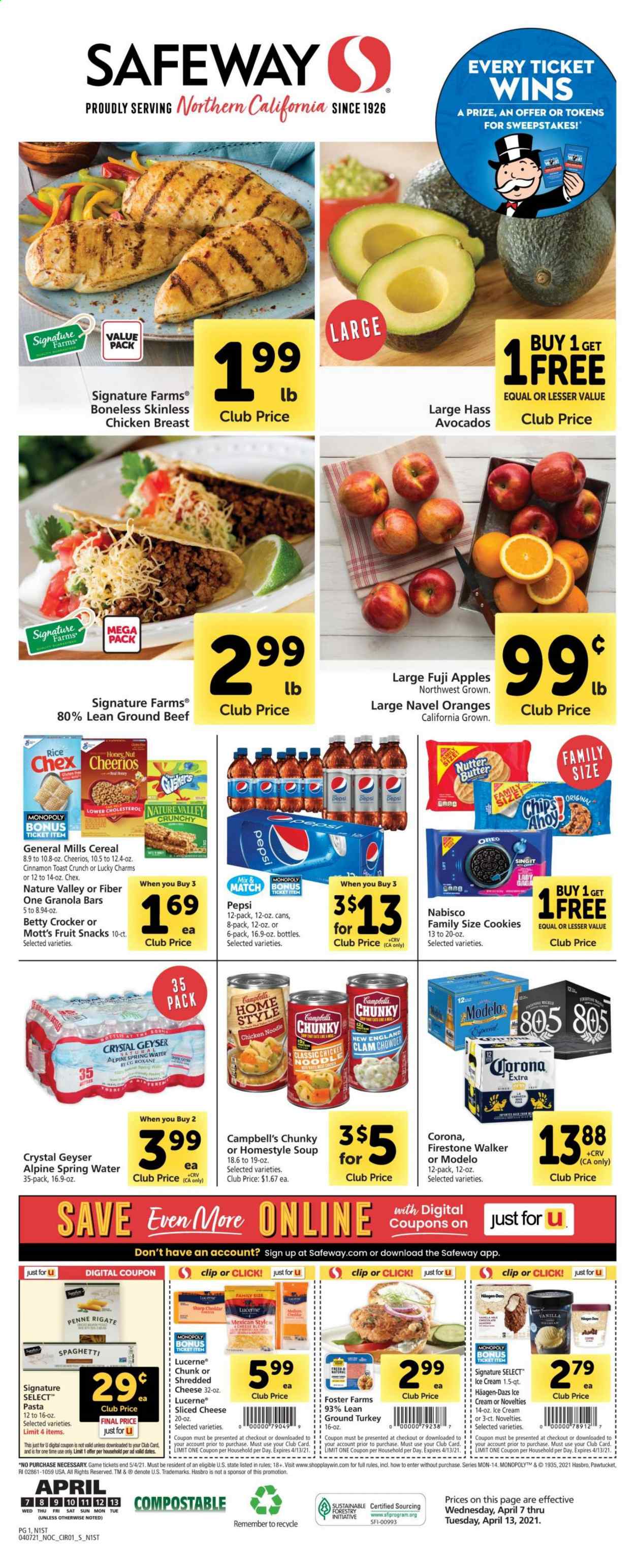 Safeway ad - 04/07/2021 - 04/13/2021. Page 1