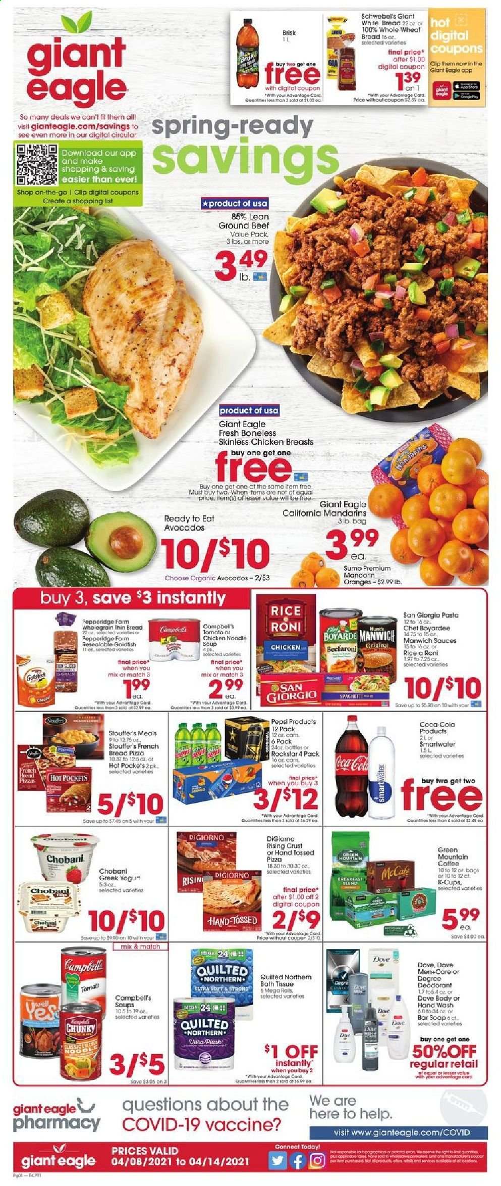 Giant Eagle ad - 04/08/2021 - 04/14/2021. Page 1