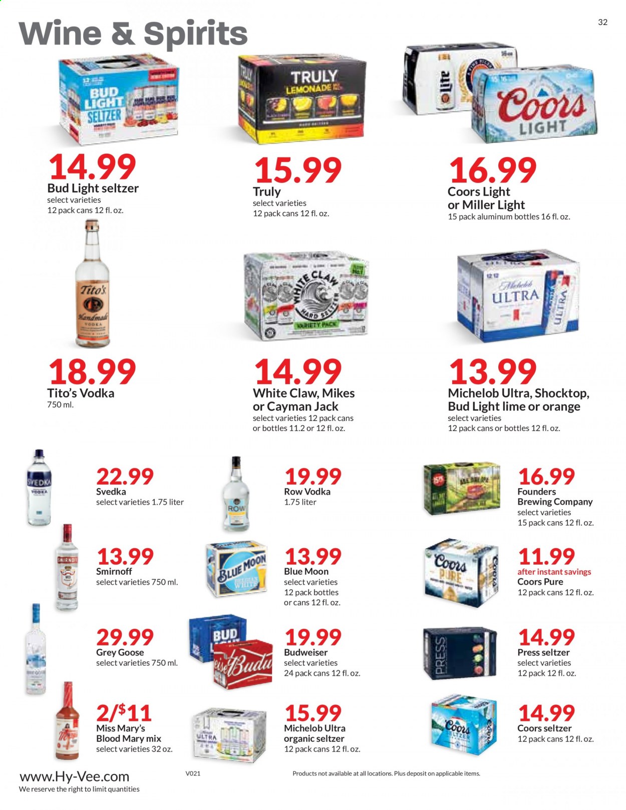 Hy-Vee ad - 04/07/2021 - 04/13/2021. Page 32