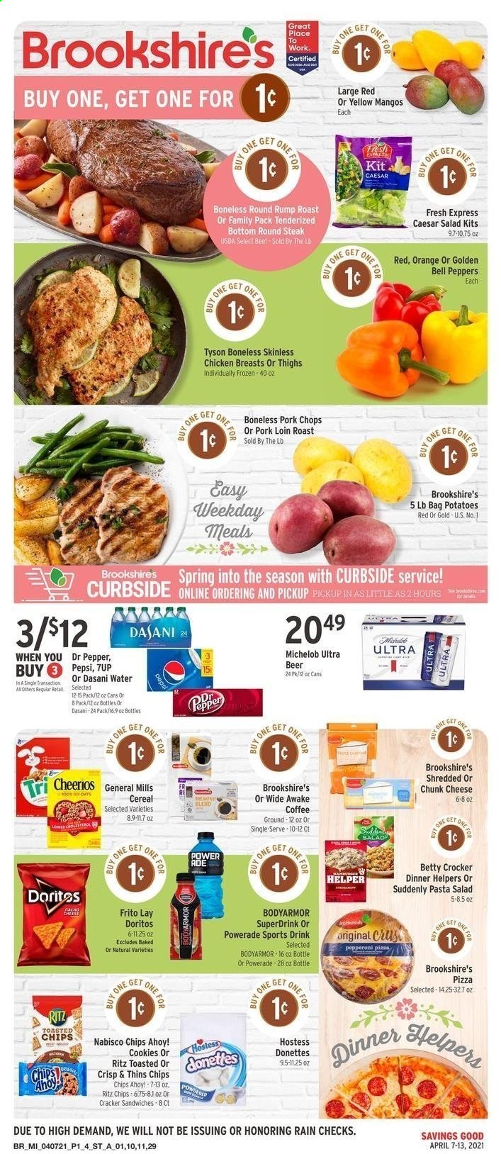 Brookshires ad - 04/07/2021 - 04/13/2021. Page 1