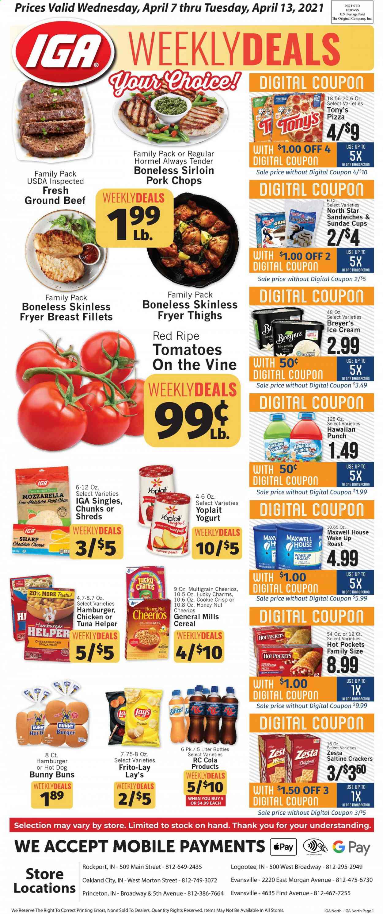 IGA ad. Page 1