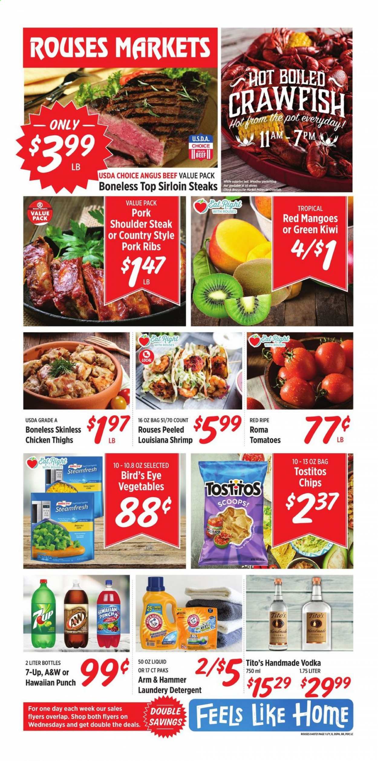 Rouses Markets ad - 04/07/2021 - 04/14/2021. Page 1