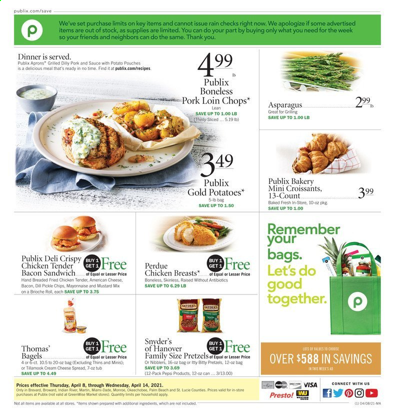 Publix ad - 04/08/2021 - 04/14/2021. Page 1