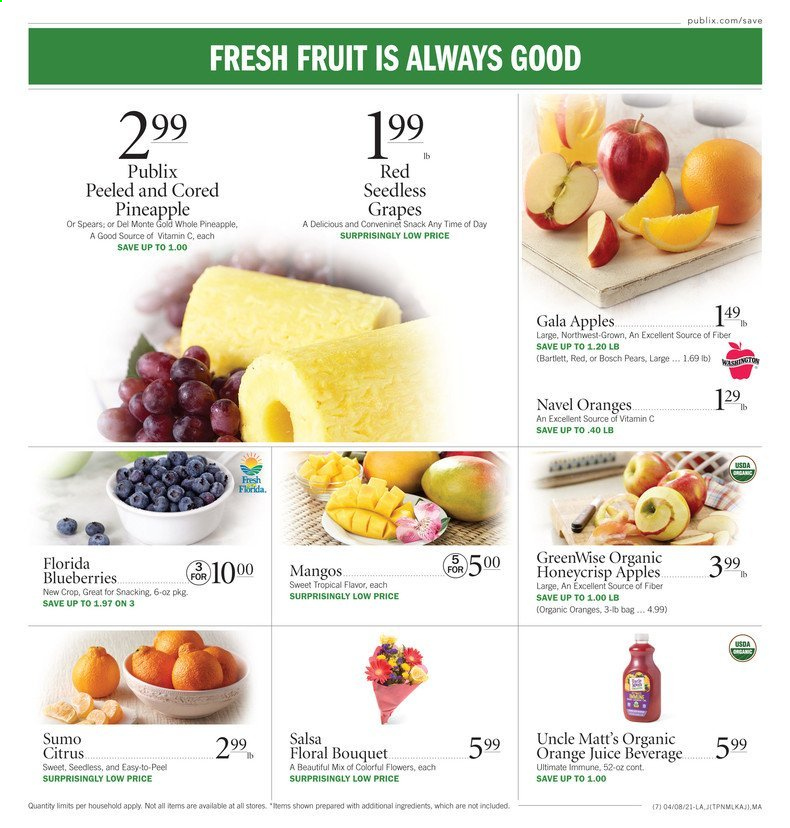 Publix ad - 04/08/2021 - 04/14/2021. Page 7