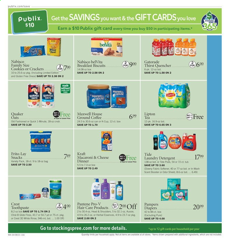 Publix ad - 04/08/2021 - 04/14/2021. Page 16