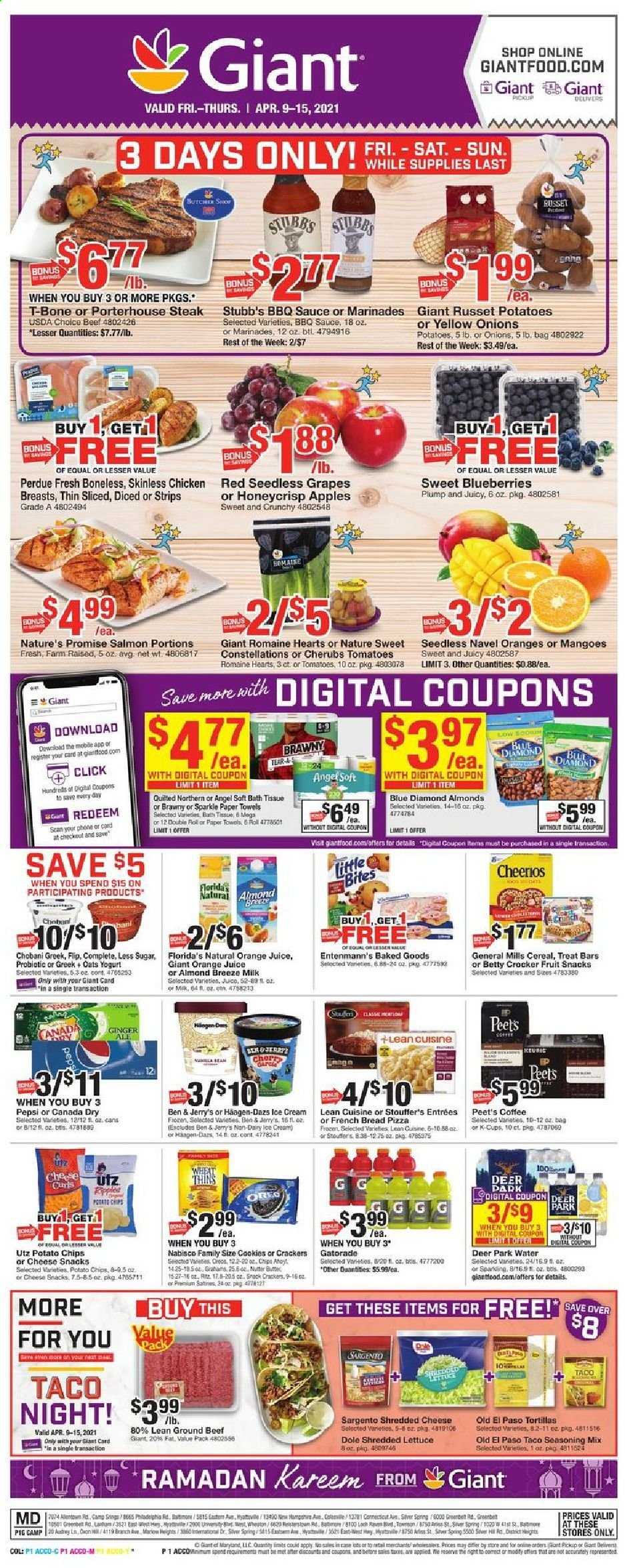 Giant Food ad - 04/09/2021 - 04/15/2021. Page 1
