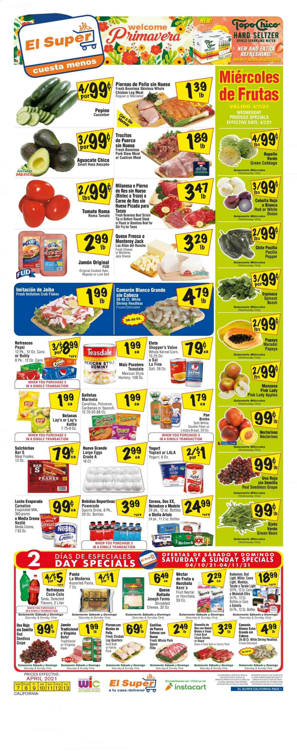 El Super ad - 04/07/2021 - 04/13/2021. Page 1