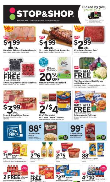 Stop & Shop Flyer - 04.09.2021 - 04.15.2021.