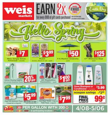 Weis Flyer - 04.08.2021 - 05.06.2021.