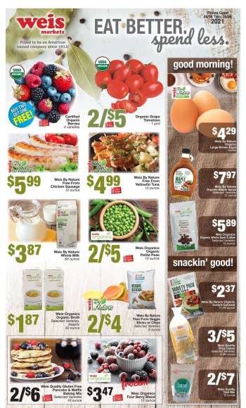 Weis Flyer - 04.08.2021 - 05.06.2021.