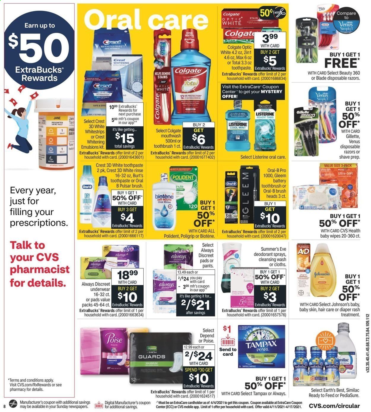CVS Pharmacy ad - 04/11/2021 - 04/17/2021. Page 11