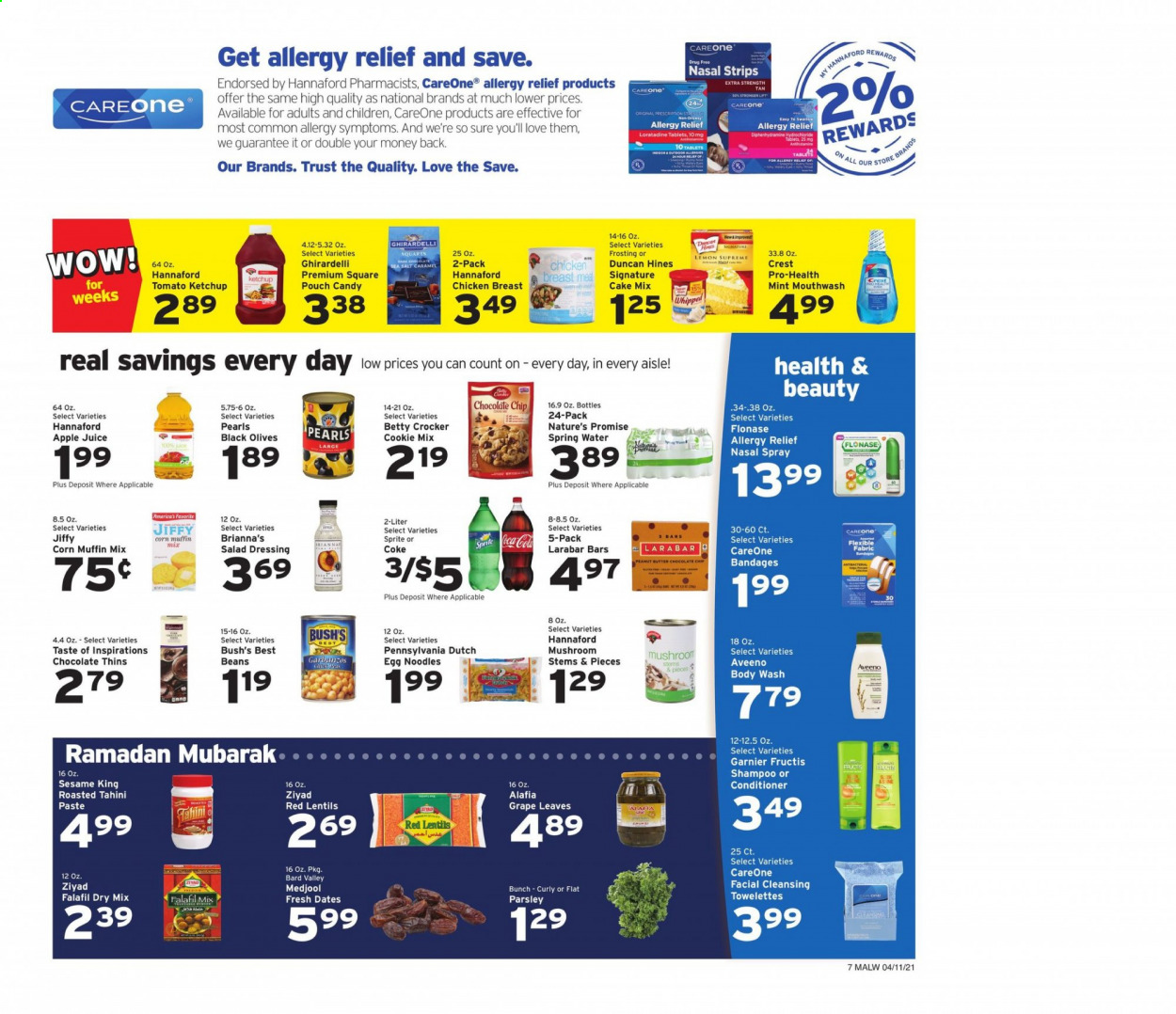 Hannaford ad - 04/11/2021 - 04/17/2021. Page 7