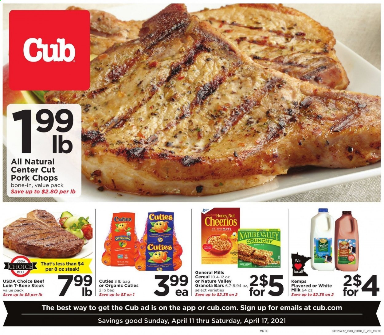 Cub Foods ad - 04/11/2021 - 04/17/2021. Page 1