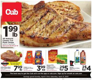 Cub Foods Flyer - 04.11.2021 - 04.17.2021.