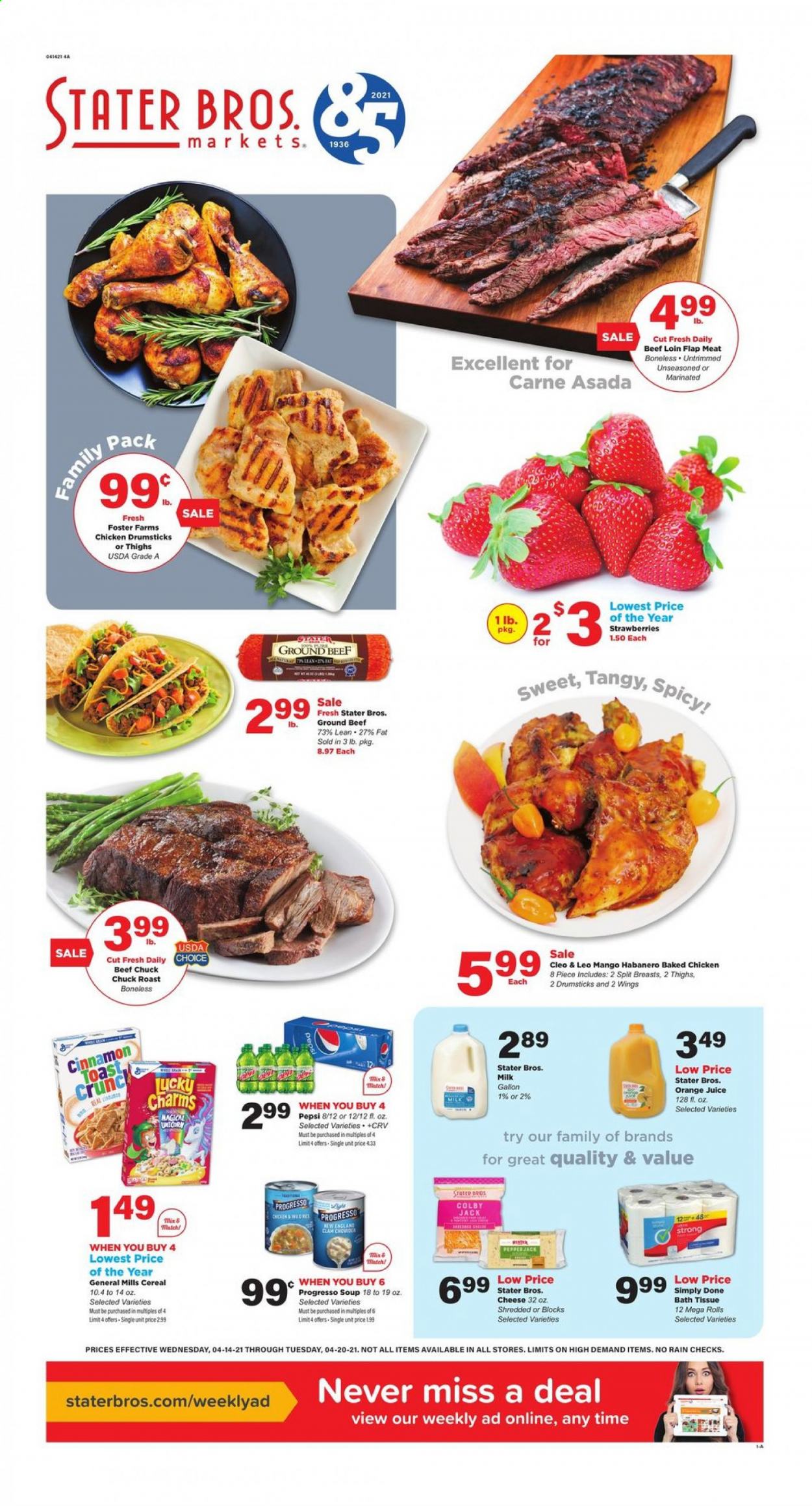Stater Bros. ad - 04/14/2021 - 04/20/2021. Page 1